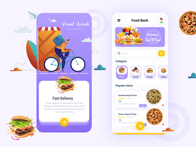Food Delivery appdesign creative delivery fooddelivery graphics mobileappdesign uidesign uxdesign webdesign webdesigner