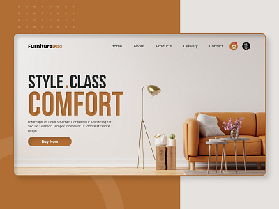 Furniture e-commerce Landing Page appdesign appdesigner creative furniture graphic design graphics ui uidesign uiux ux uxdeisgn webdesign webdesigner webdeveloper