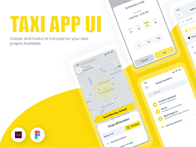 Taxi APP UI appdesign graphic design graphics mobileapp ui uidesign uiux ux uxdesign