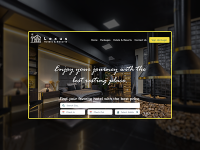 Hotel / Resort Booking - Web booking branding clean homestay hotel hotels minimal reservation resorts ui uiux website