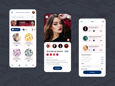 Beauty Products App UI Design by Codeflash Infotech on Dribbble