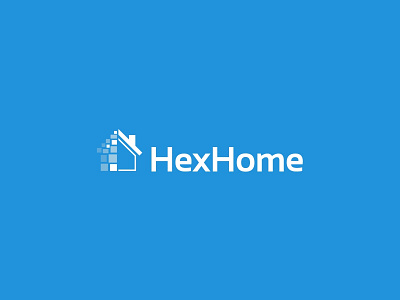 Hexhome architecture design graphic home house interior logo vector