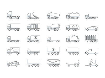 Icon car car icon industry outline transport vector