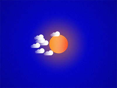 Sky animation abstract animation design flat gif illustration nature sky sun