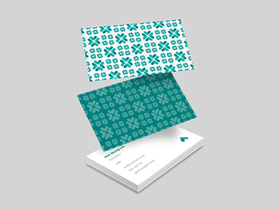 Upstart business card brand system branding business card card design geometric graphic design pattern teal upstart