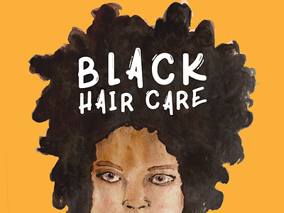 Black Hair Care african american black care family hair illustration kid lgbtq ofcy parent watercolor