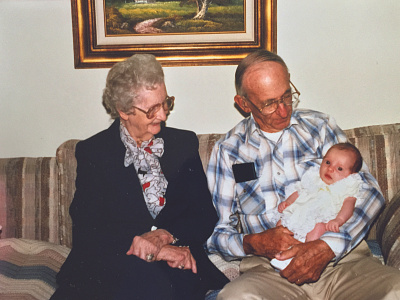 Granny and Grandpa Borum photography