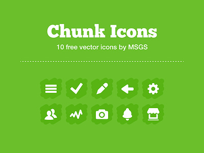 Chunk Icons [freebie] ai free freebie icons vector