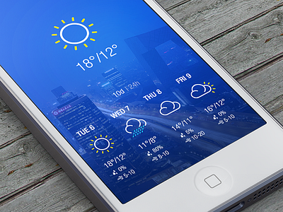 Weather iOS7 App