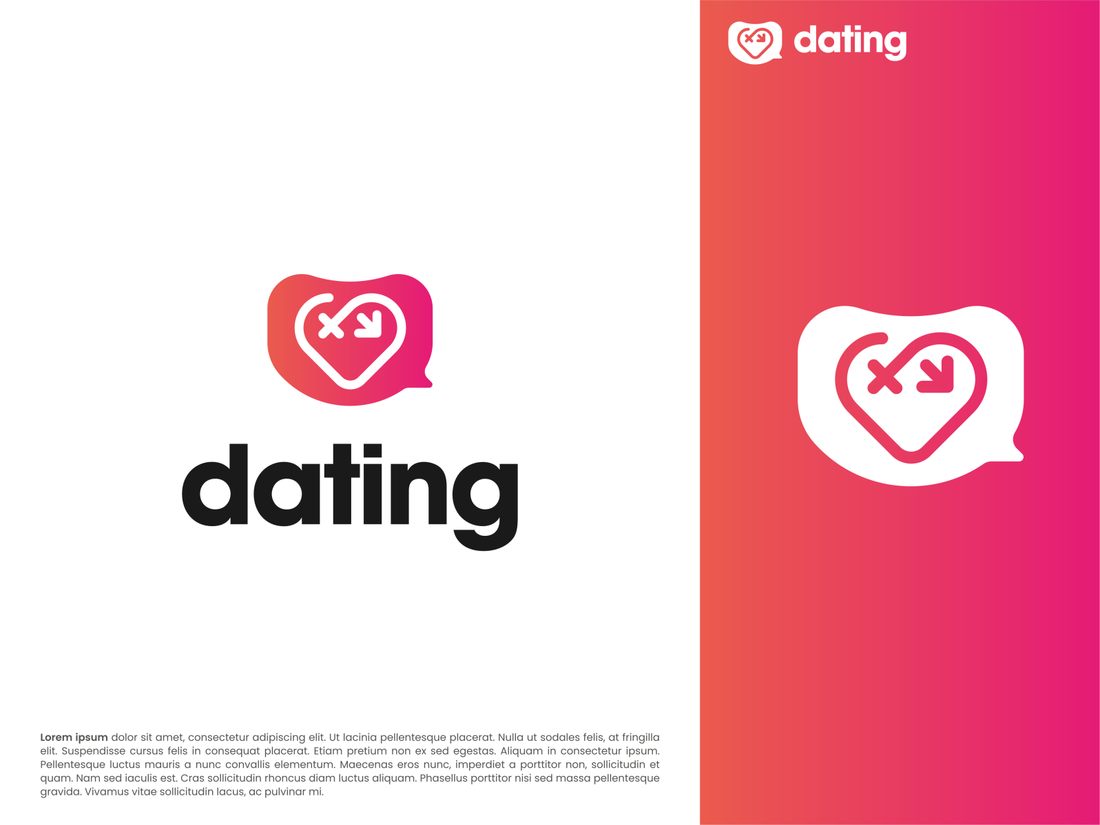 App Design, Logo Design, Dating App