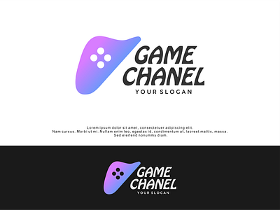 Gaming Logo branding design full color game gamers logo logodesign minimal modern remote control simple vector youtube youtube logo