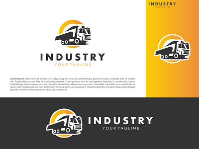 Trucking Logo branding business design finance industry logistic logo logodesign minimal modern truck vector