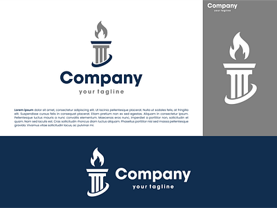 Law Torch Logo branding business design finance justice law law firm logo logodesign minimal modern torch vector