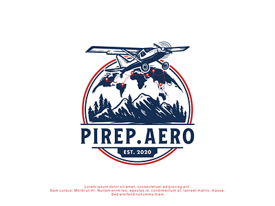 Logo design for Pirep Aero