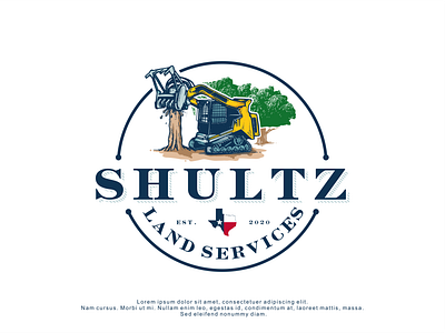 Logo design for Shultz illustration land land services logo logodesign minimal modern plant retro simple vector vintage