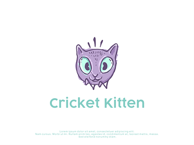 logo design for Cricket Kitten