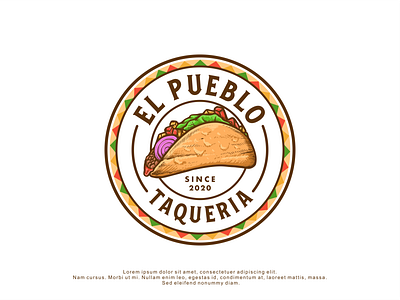 Logo design for El Pueblo by Dua Kepala Creative on Dribbble