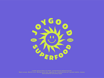 Logo Design for Joygood branding business design food hippie icon illustration logo logodesign minimal modern simple smiley face vector