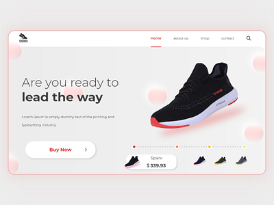 Shoes - Creative Landing Page Template