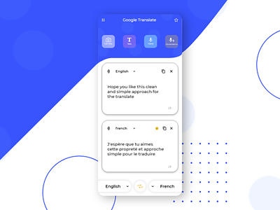 Google Translate Redesign Challenge adobe xd adobexd android android app android app design android design design ui ui ux ux