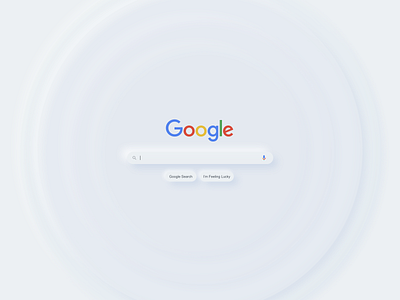 Google UI Neumorphism