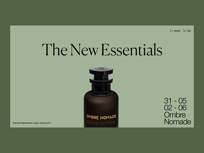 Louis Vuitton — Fragrance by Artur Mineev on Dribbble