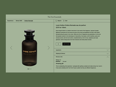 Louis Vuitton — Fragrance by Artur Mineev on Dribbble