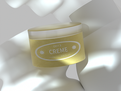 Creme cosmetics setup