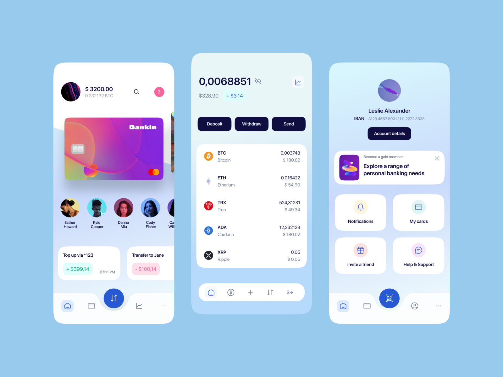 Bankin by Artur Mineev on Dribbble