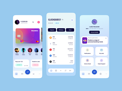 Bankin by Arthur Mineev on Dribbble