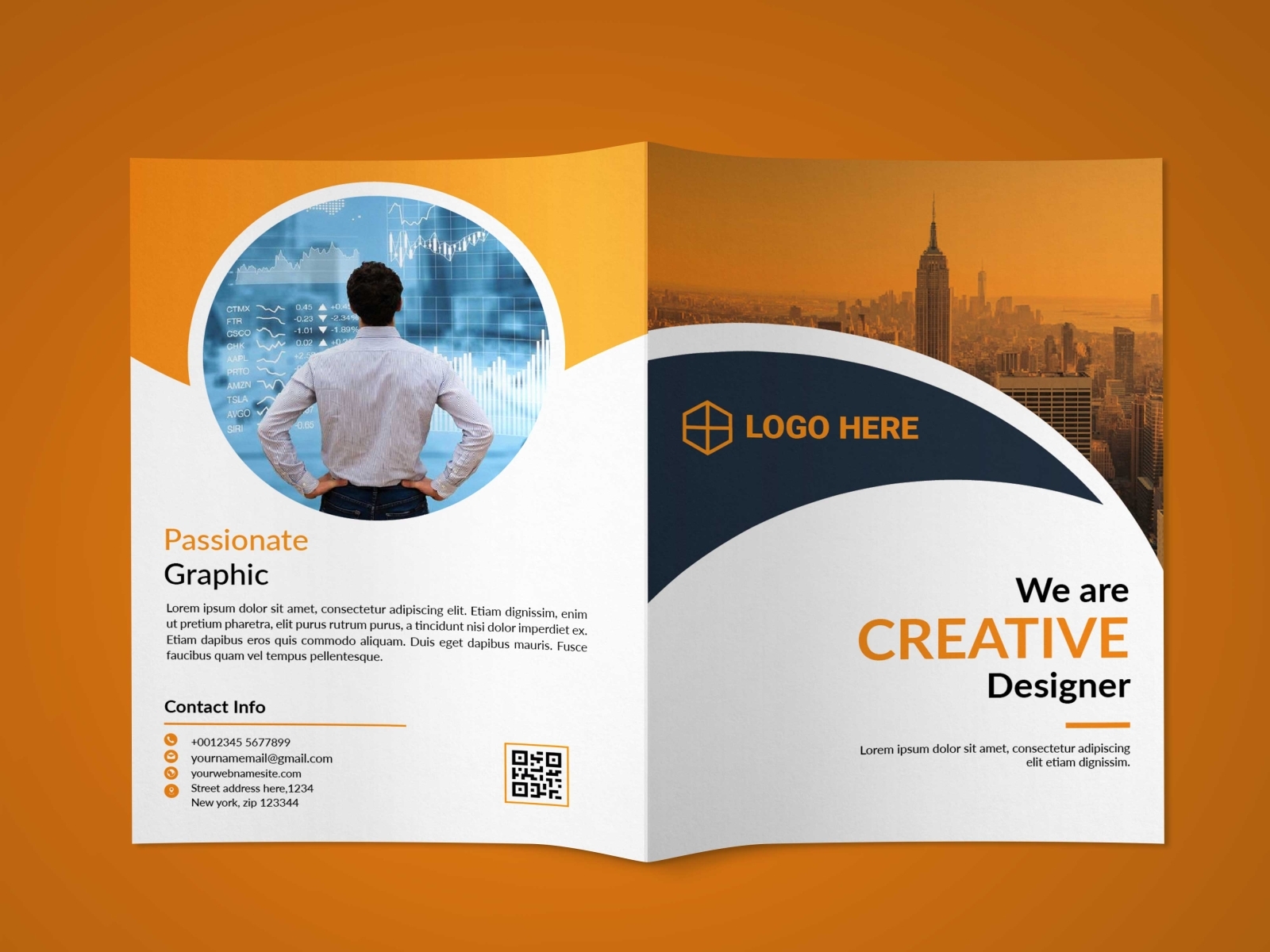 Professional Bi-fold Brochure Design by Ripon Ahmed on Dribbble