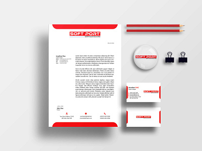 Professional Business Card & Letterhead brand brand identity branding business card design businesscard letterhead stationery