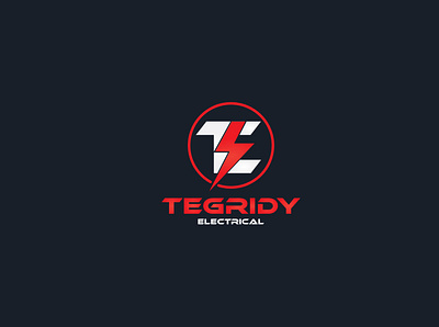 Tegridy Electrical Logo brand identity branding businesscard businesscarddesign businessflyer design elegant logo logo logo design logodesign luxary logo miniml logo