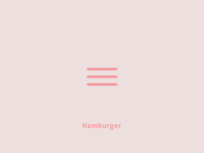 MOARRRR Hamburgers! after effects animation burger flat hamburger hamburger menu icon illustration menu menu icon navicon pink