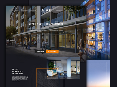 Aire Apartments One-Page Marketing Website