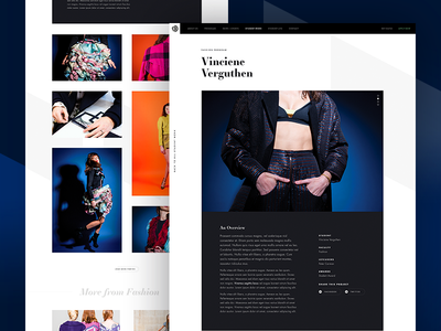 PAA Project Case Study clean concept design fashion grid hero layout marketing minimal ui web design website