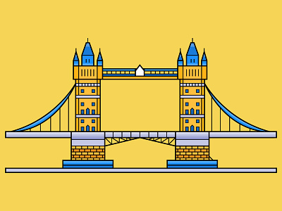 Tower Bridge, London Illustration