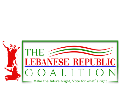 The Lebanese Republic Coalition Fiverr Client Logo Work design illustration logo logo design minimal minimalist logo political campaign political logo ui vintage badge