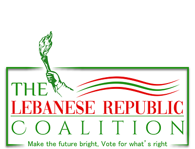 The Lebanese Republic Coalition Fiverr Client Logo Work design flat illustration logo logo design minimalist logo political political campaign political logo ui vector