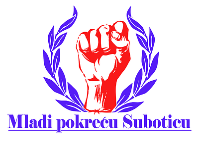 Mladi pokrecu Suboticu Poliical Logo design flat icon illustration logo logo design minimal minimalist logo political logo vector