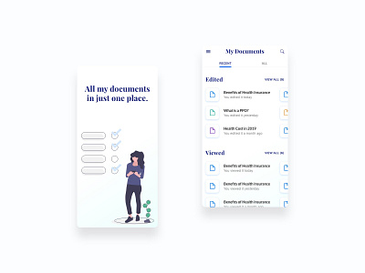 Cloud Document App app ui