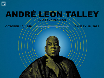 Homage to Andre Leon Talley graphic design