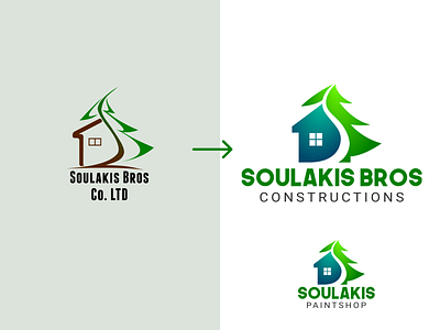 Identity redesign for Construction company