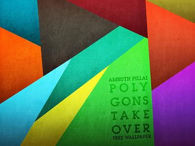 Polygons Take Over - Free Wallpaper