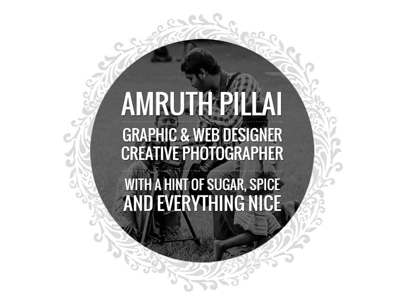 Amruth Pillai - Website Ornament