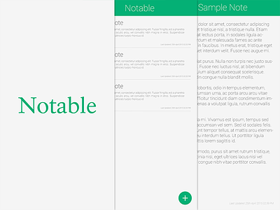 Notable android app design material notable notes ui ux