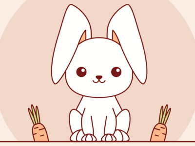 Kawaii Bunny by Amruth Pillai - Dribbble