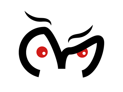 M + Bird's Eye - Logomark bird eye illustrator logo logo alphabet m m logo wordmark