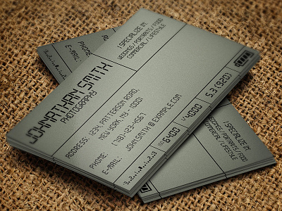 LCD - A Photographer's Business Card