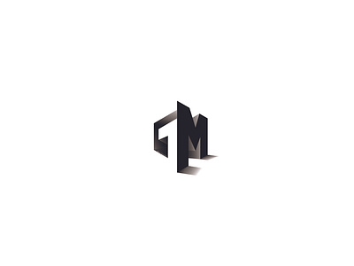 GM symmetrical logo design